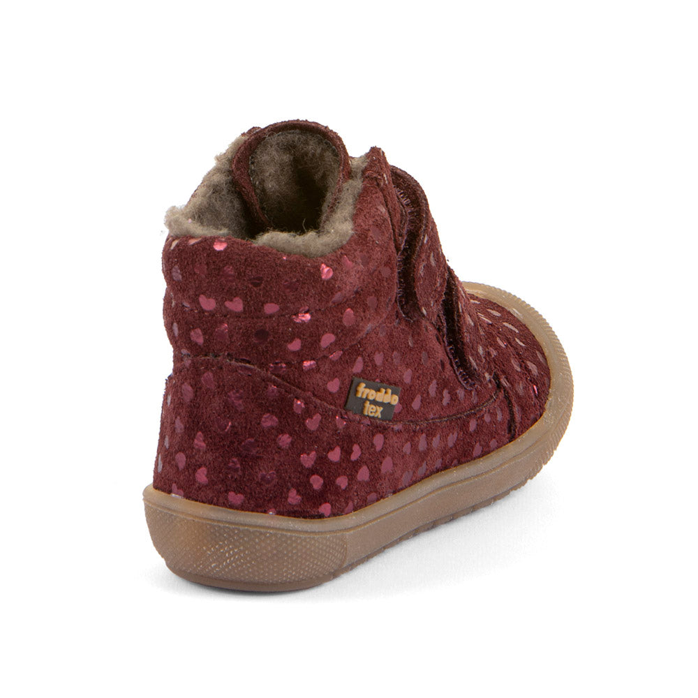Froddo OLLIE WOOL TEX neperšlampami vaikiški aulinukai – bordo spalvos