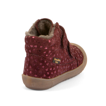 Froddo OLLIE WOOL TEX neperšlampami vaikiški aulinukai – bordo spalvos
